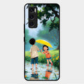 Raindrop Momentss Glossy Metal Case Cover For Vivo V20 Se