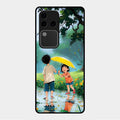 Raindrop Momentss Glossy Metal Case Cover For Vivo V30 Pro 5G