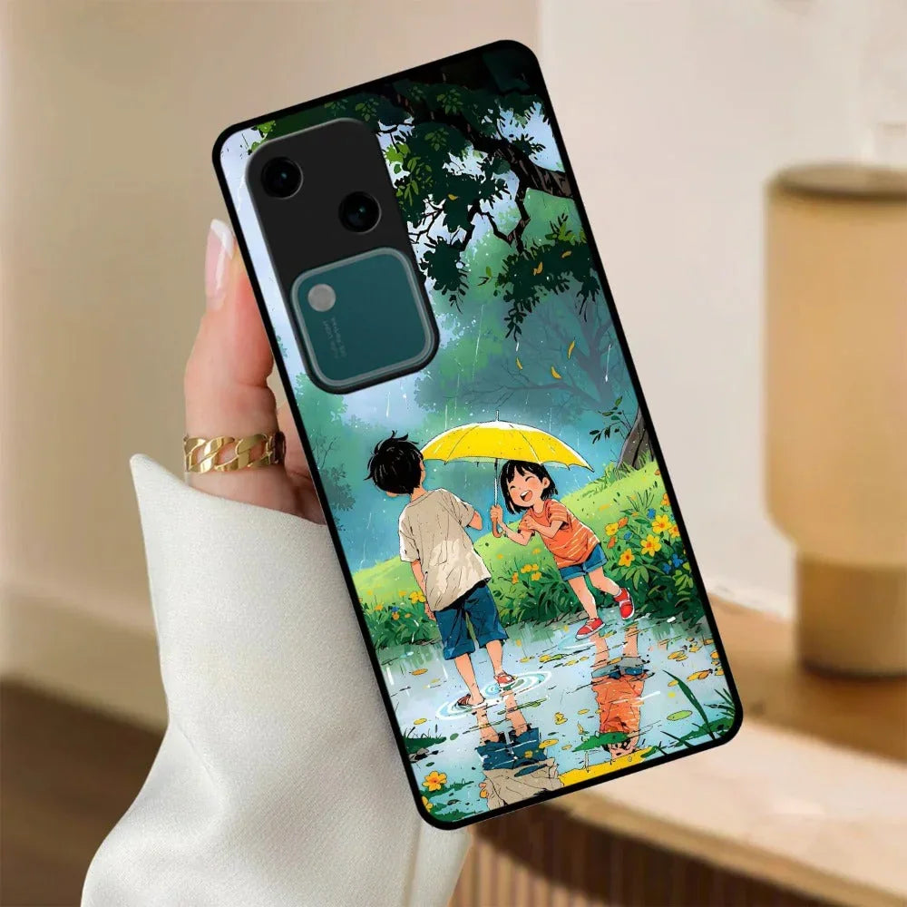 Raindrop Moments Glossy Metal Case Cover For Vivo - ShopOnCliQ