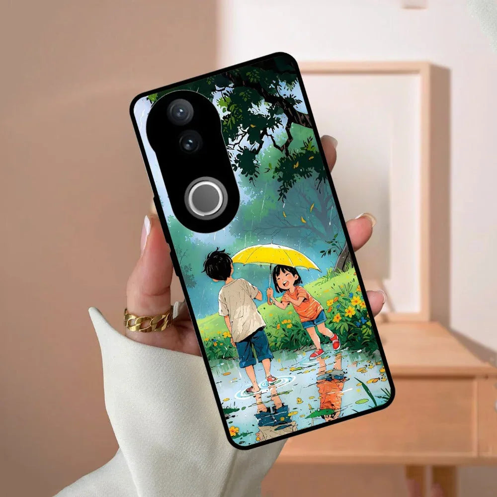 Raindrop Moments Glossy Metal Case Cover For Vivo - ShopOnCliQ