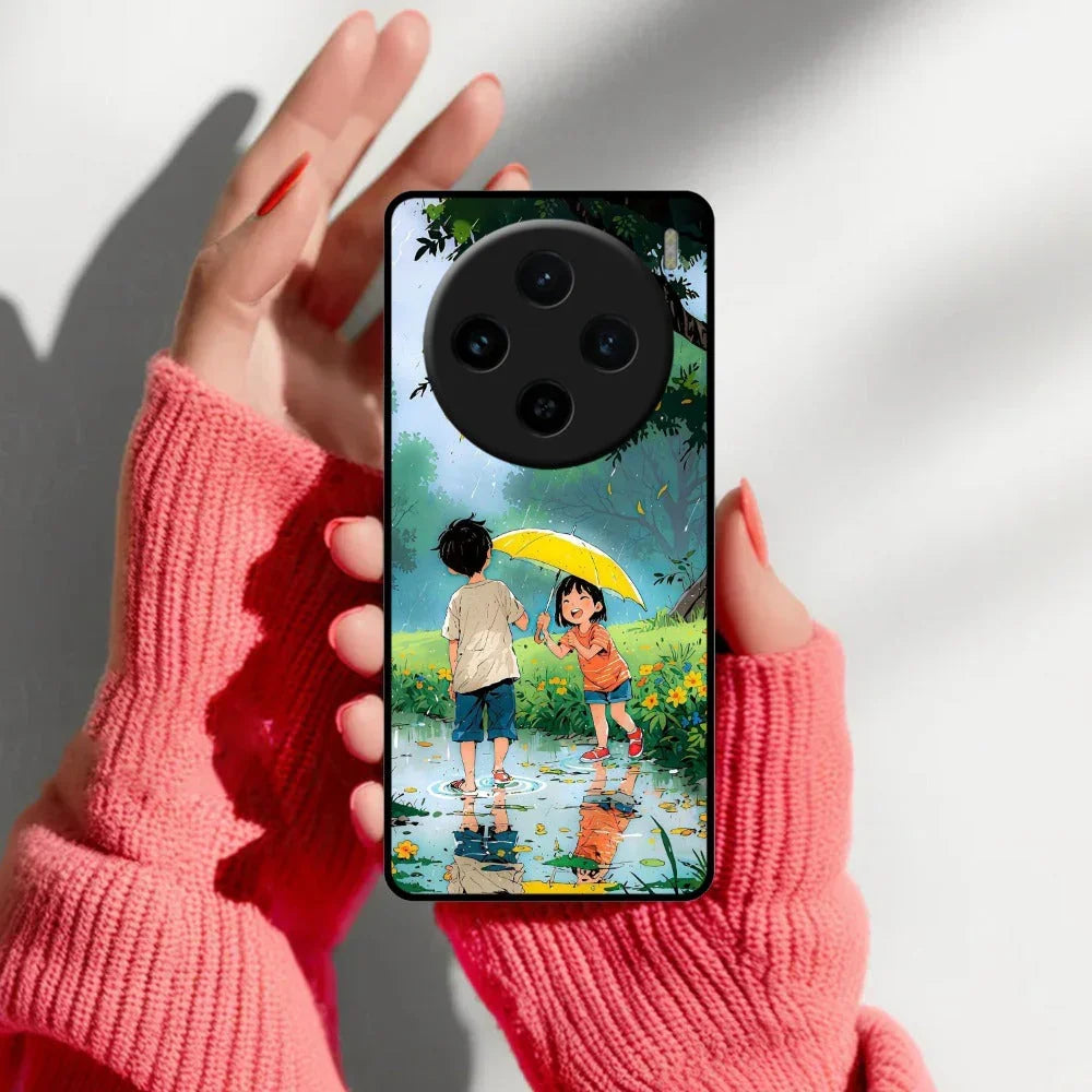 Raindrop Moments Glossy Metal Case Cover For Vivo - ShopOnCliQ
