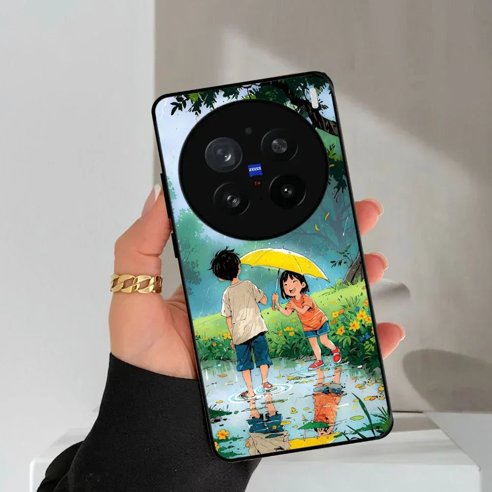 Raindrop Moments Glossy Metal Case Cover For Vivo - ShopOnCliQ
