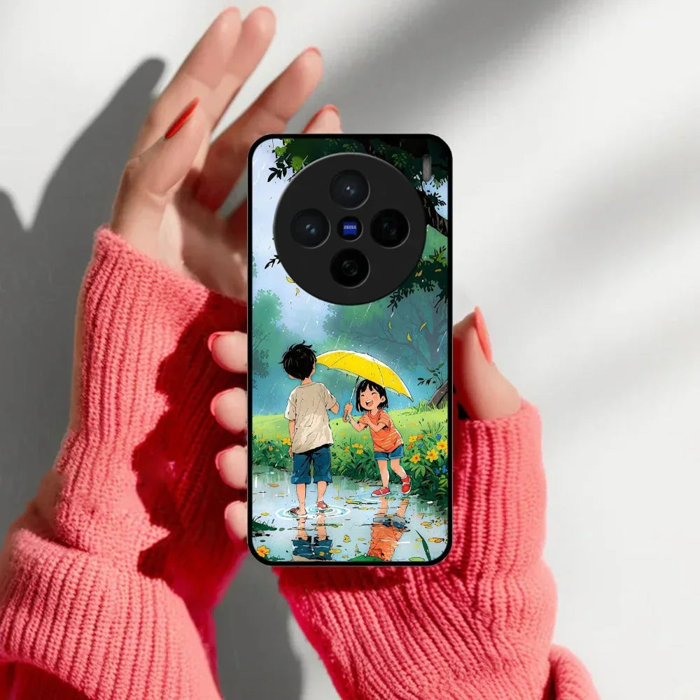 Raindrop Moments Glossy Metal Case Cover For Vivo - ShopOnCliQ