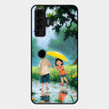 Raindrop Momentss Glossy Metal Case Cover For Vivo X50 5G