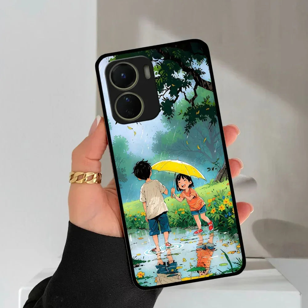 Raindrop Moments Glossy Metal Case Cover For Vivo - ShopOnCliQ