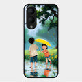 Raindrop Momentss Glossy Metal Case Cover For Vivo Y17S