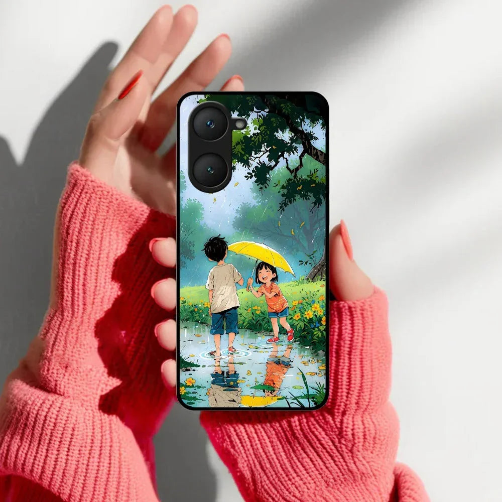 Raindrop Moments Glossy Metal Case Cover For Vivo - ShopOnCliQ