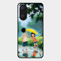 Raindrop Momentss Glossy Metal Case Cover For Vivo Y18