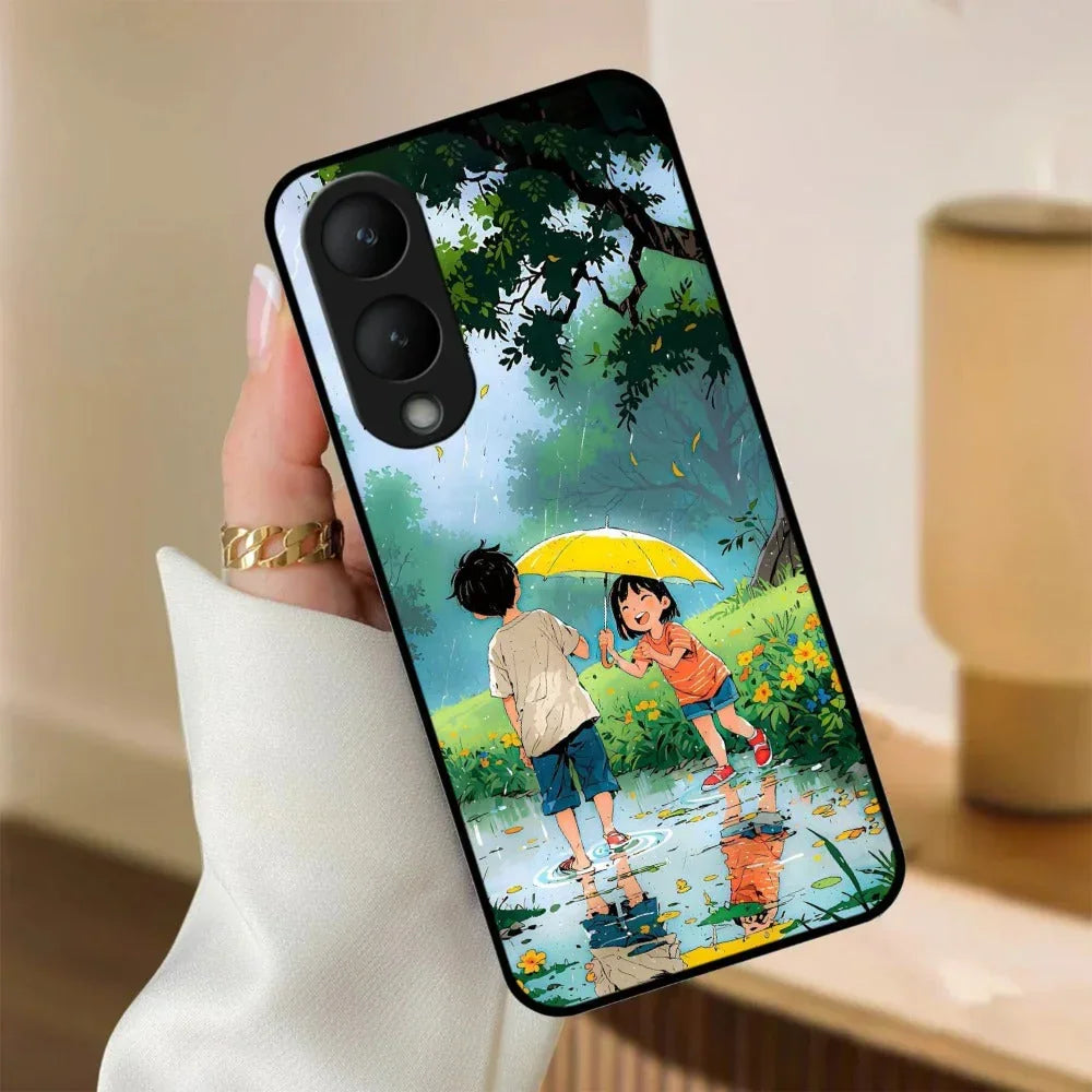 Raindrop Moments Glossy Metal Case Cover For Vivo - ShopOnCliQ