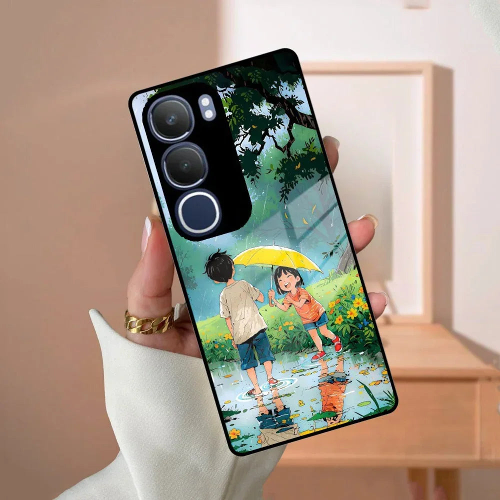Raindrop Moments Glossy Metal Case Cover For Vivo - ShopOnCliQ