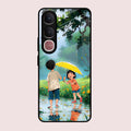 Raindrop Momentss Glossy Metal Case Cover For Vivo Y31 5G