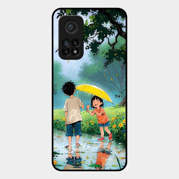 Raindrop Momentss Glossy Metal Case Cover For Xiaomi Mi 10T Pro 5G