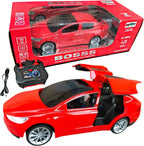Rechargeable Remote Control Sports Car with 2.4GHz Frequency and Opening Doors – Red - ShopOnCliQ