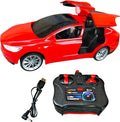 Rechargeable Remote Control Sports Car with 2.4GHz Frequency and Opening Doors – Red - ShopOnCliQ