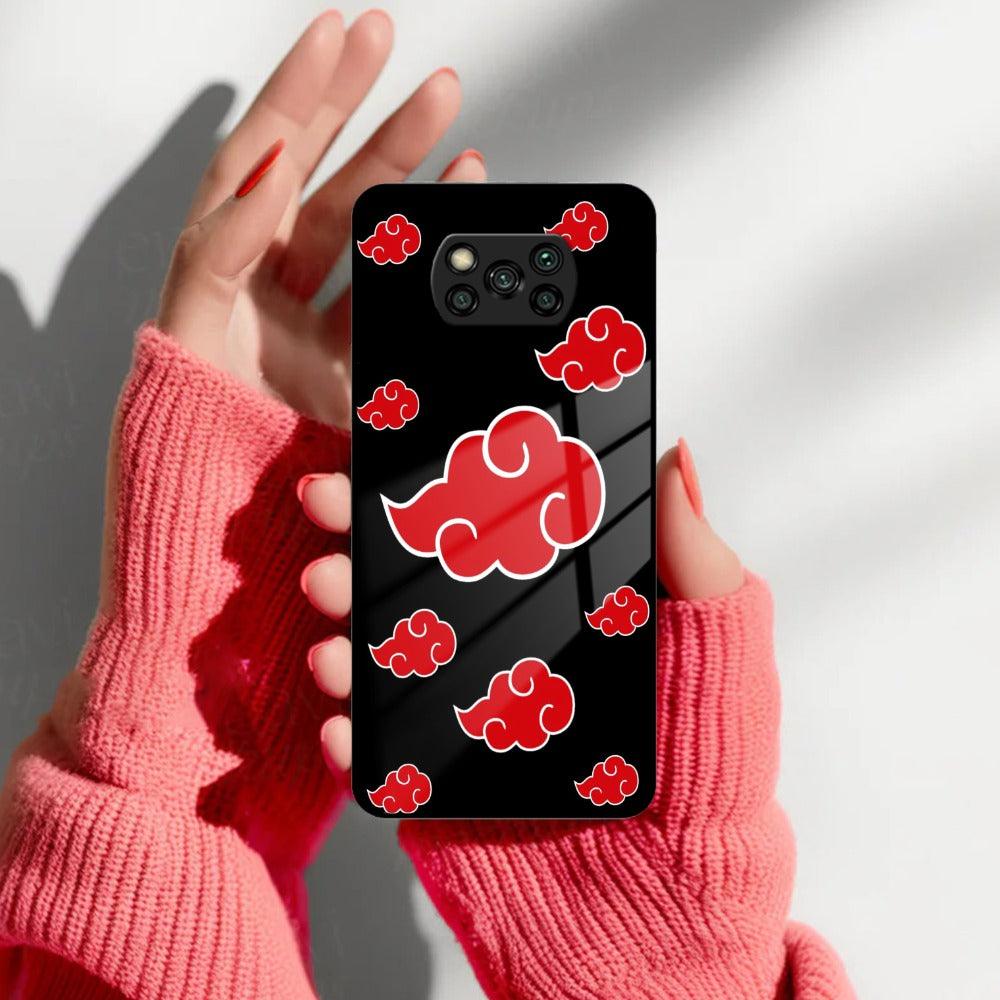 Red Cloud Mobile Glass Phone Case Cover For Poco