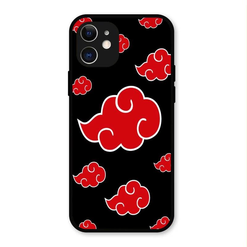 Red Cloud Mobile Glass Phone Case For iPhone 12