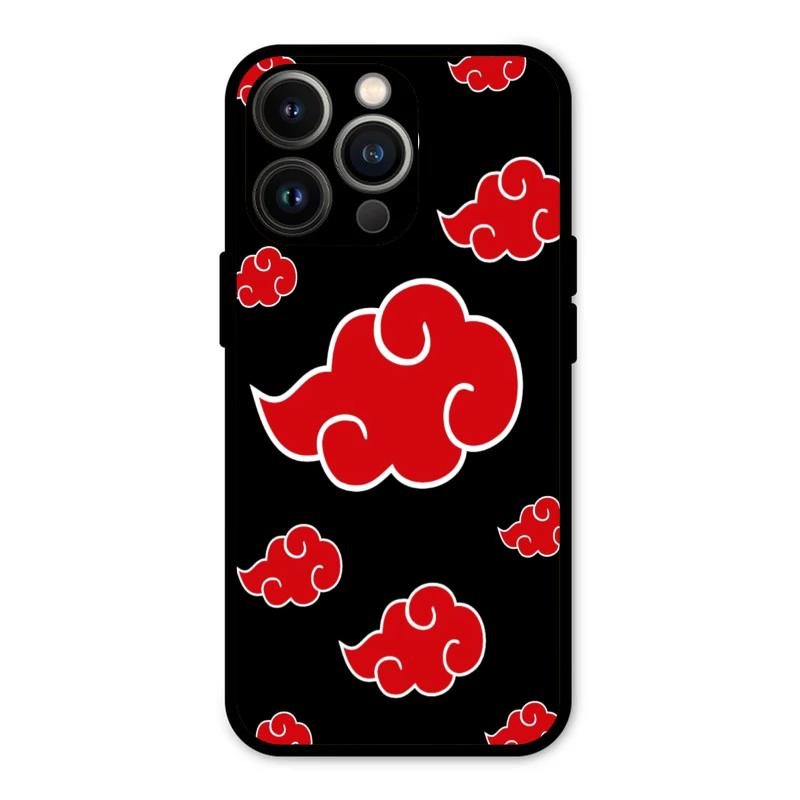 Red Cloud Mobile Glass Phone Case For iPhone 13 Pro Max