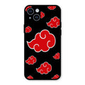 Red Cloud Mobile Glass Phone Case For iPhone 14 Plus