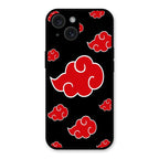Red Cloud Mobile Glass Phone Case For iPhone 15