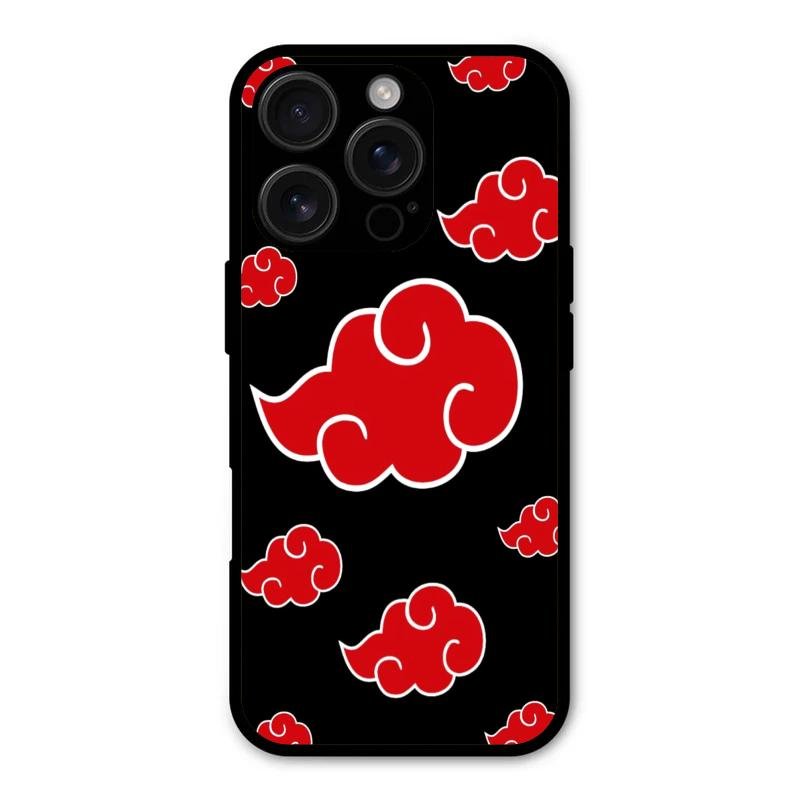 Red Cloud Mobile Glass Phone Case For iPhone 16 Pro