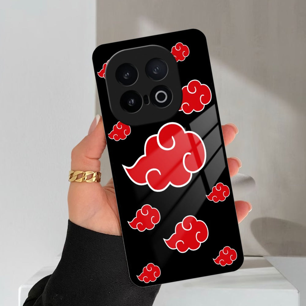 Red Cloud Mobile Glass Phone Case For iQOO