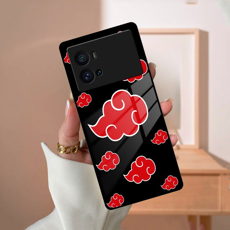 Red Cloud Mobile Glass Phone Case For iQOO