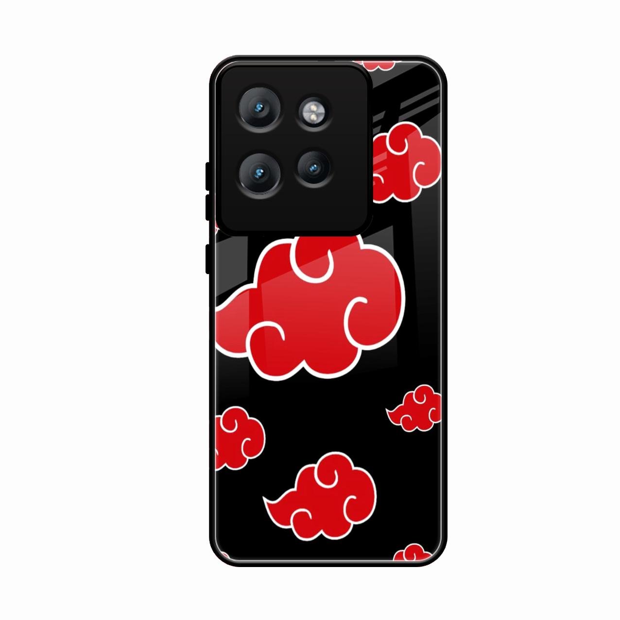 Red Cloud Mobile Glass Phone Case For Motorola Edge 50