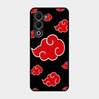 Red Cloud Mobile Glass Phone Case For Oppo A5 5G