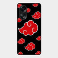 Red Cloud Mobile Glass Phone Case For Oppo A58