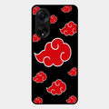 Red Cloud Mobile Glass Phone Case For Oppo F23 5G