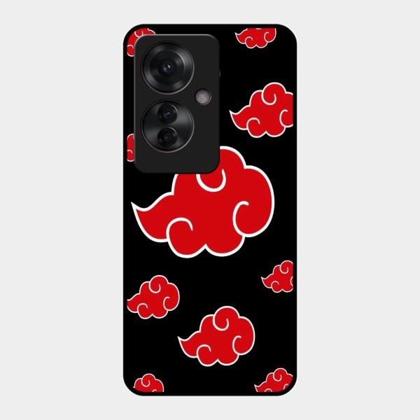 Red Cloud Mobile Glass Phone Case For Oppo F25 Pro 5G