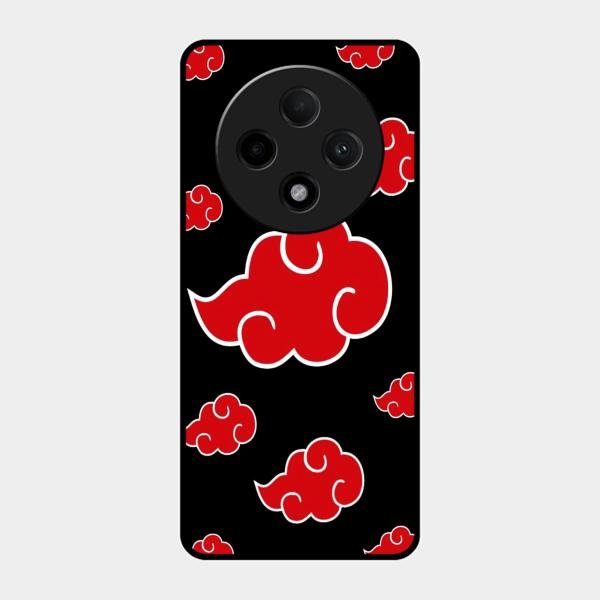 Red Cloud Mobile Glass Phone Case For Oppo F27 Pro Plus 5G