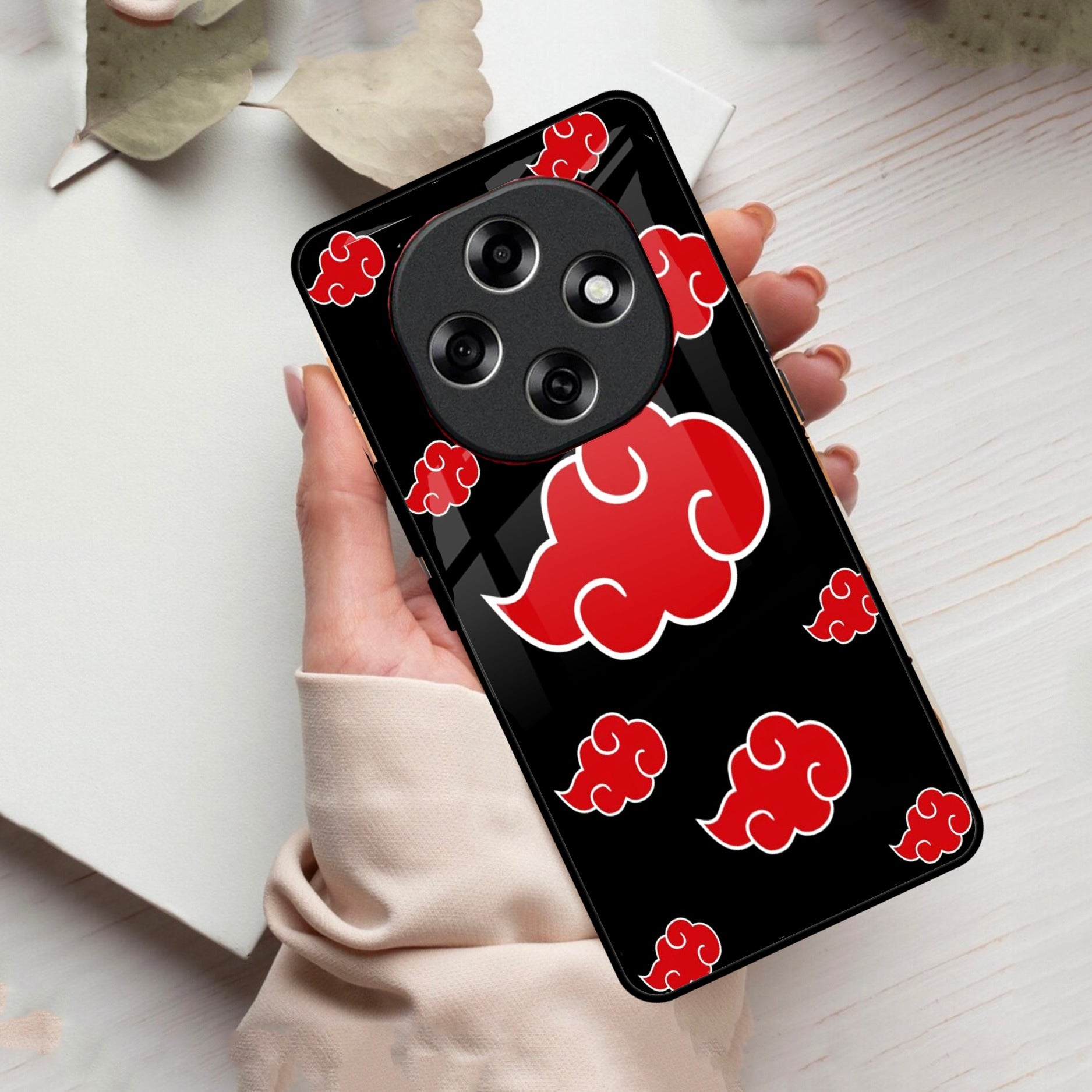 Red Cloud Mobile Glass Phone Case For Oppo