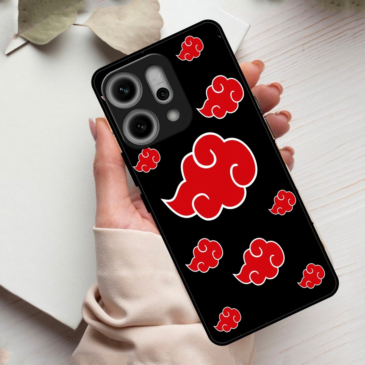 Red Cloud Mobile Glass Phone Case For Oppo