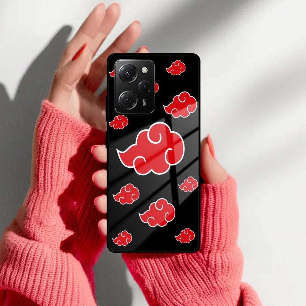 Red Cloud Mobile Glass Phone Case Cover For Poco