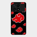 Red Cloud Mobile Glass Phone Case For Poco X6 Pro 5G