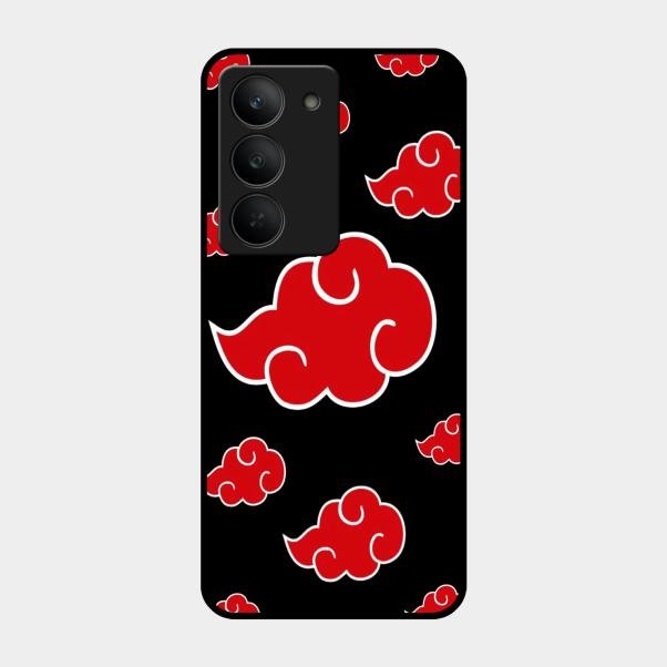 Red Cloud Mobile Glass Phone Case For Realme 14X 5G