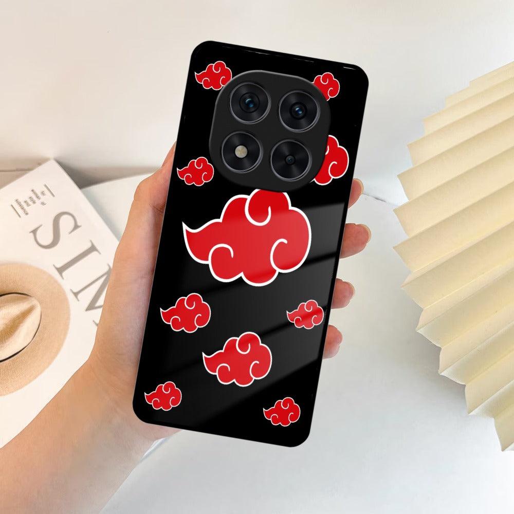 Cute Pink Smiley Multicolor Glass Case For Poco