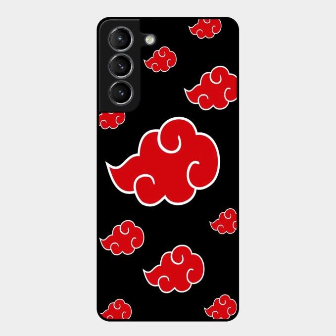Red Cloud Mobile Glass Phone Case For Samsung Galaxy S21 Plus