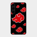 Red Cloud Mobile Glass Phone Case For Samsung Galaxy S24 Plus 5G