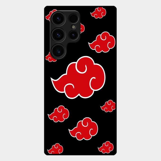 Red Cloud Mobile Glass Phone Case For Samsung Galaxy S24 Ultra 5G