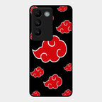 Red Cloud Mobile Glass Phone Case For Vivo T3 5G