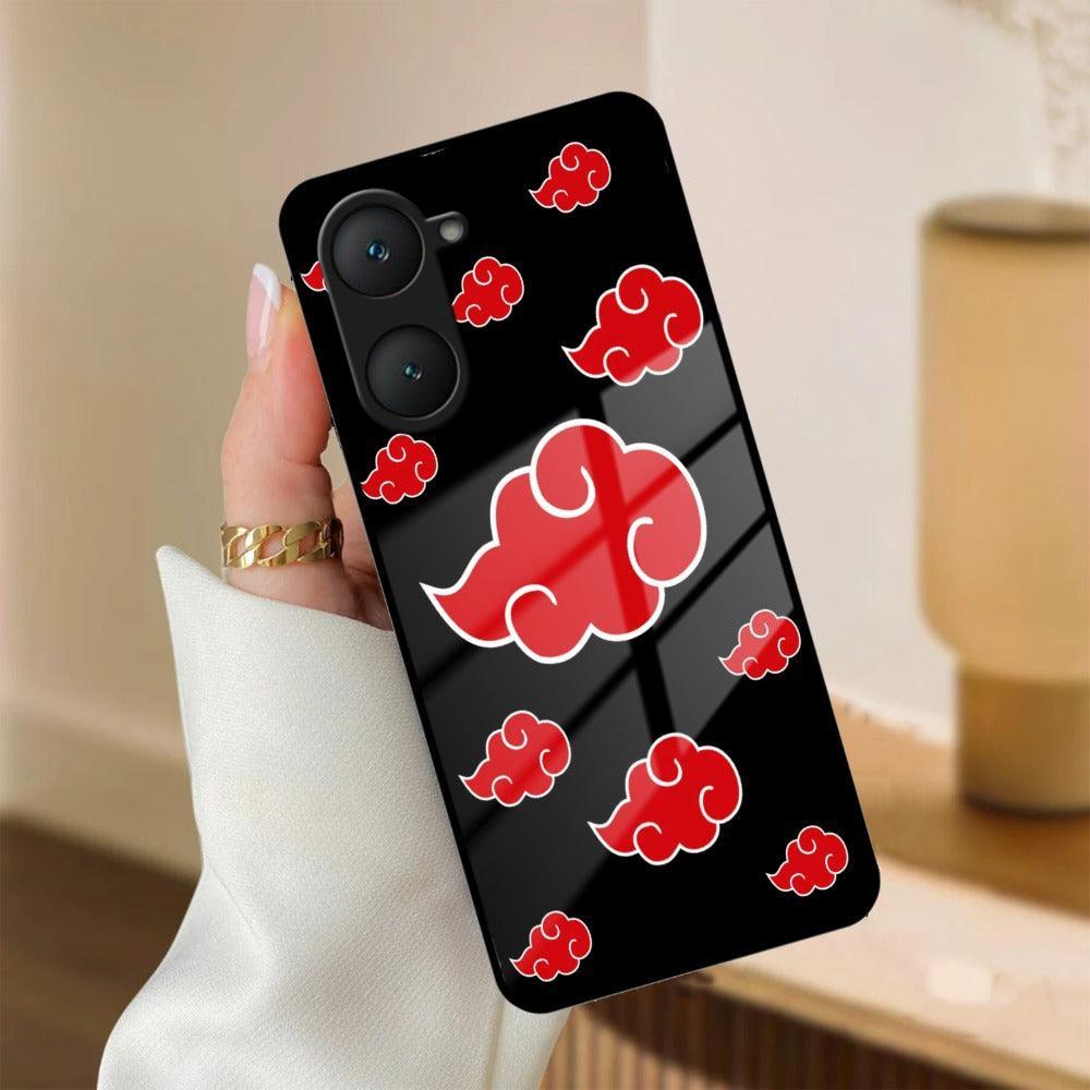 Red Cloud Mobile Glass Phone Case For iQOO