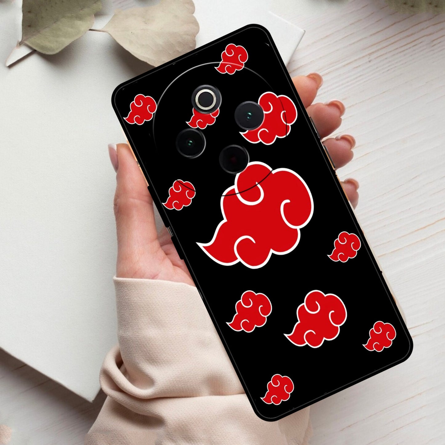 Red Cloud Mobile Glass Phone Case For Vivo