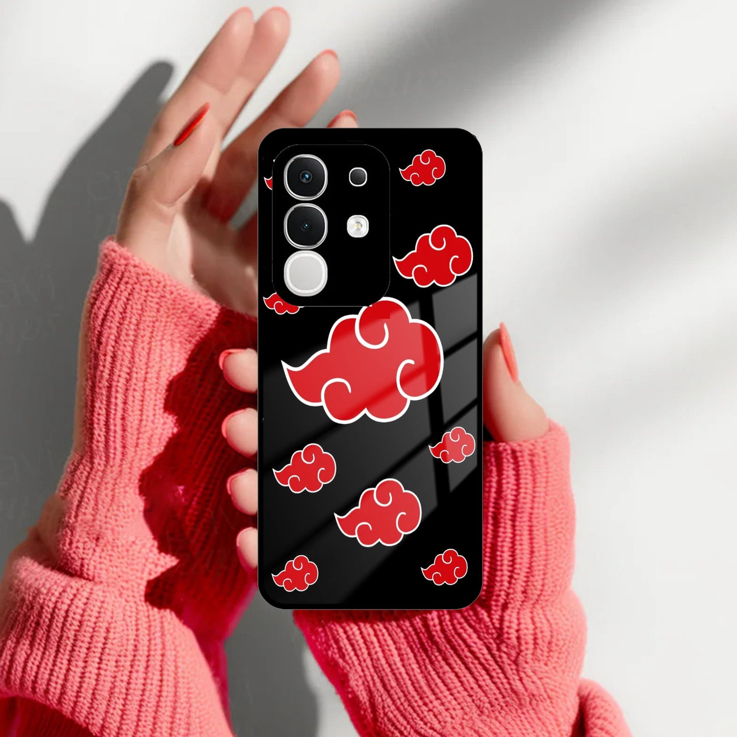 Red Cloud Mobile Glass Phone Case For Vivo