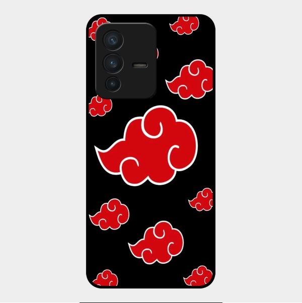 Red Cloud Mobile Glass Phone Case For Vivo V23 5G