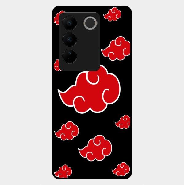 Red Cloud Mobile Glass Phone Case For Vivo V27 5G