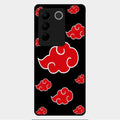 Red Cloud Mobile Glass Phone Case For Vivo V27 Pro 5G