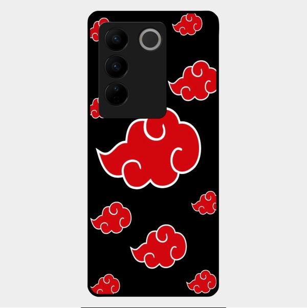 Red Cloud Mobile Glass Phone Case For Vivo V27 Pro 5G