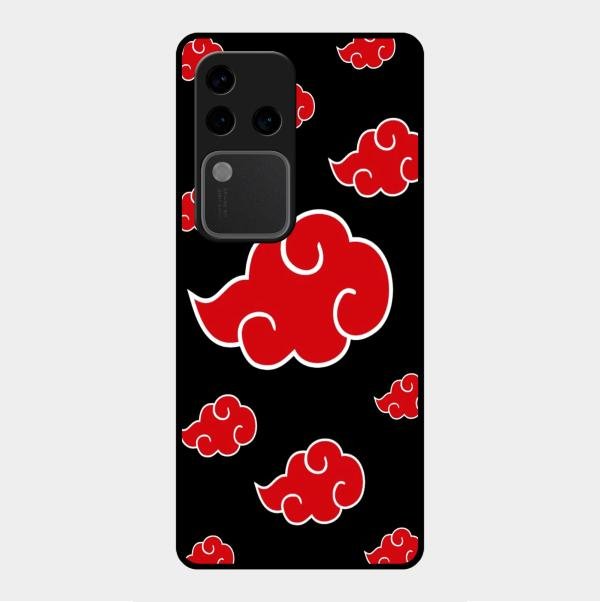 Red Cloud Mobile Glass Phone Case For Vivo V30 Pro 5G